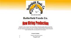 Desktop Screenshot of butterfieldfoods.com